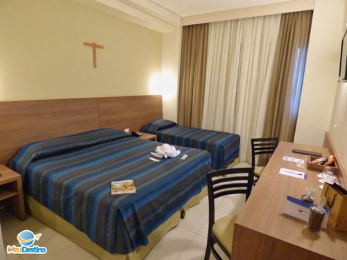 Acomodação do Hotel Rainha do Brasil - Hospedagem em Aparecida-SP