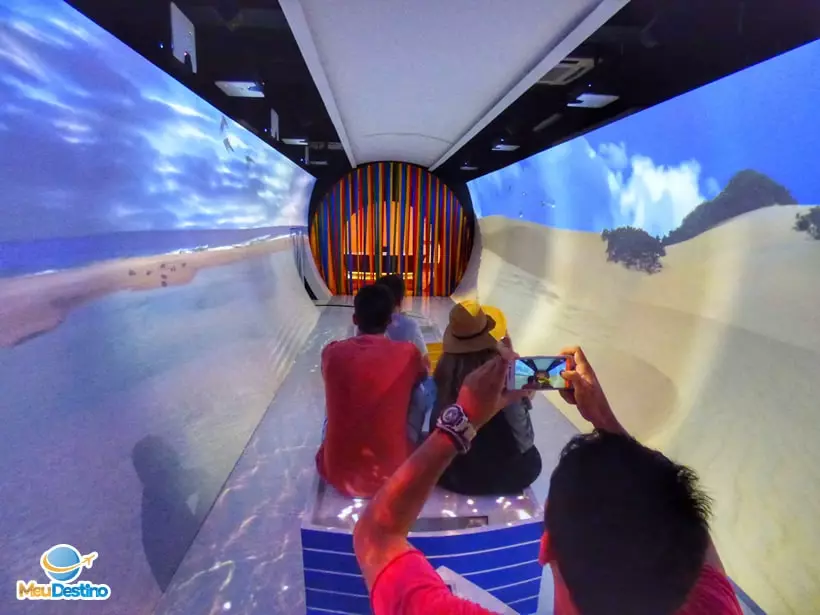 Barco interativo - Museu da Gente Sergipana - Aracaju-SE