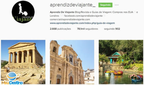 10 perfis de viagem para seguir no Instagram