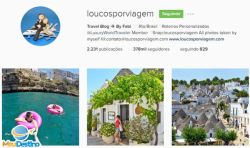 10 perfis de viagem para seguir no Instagram