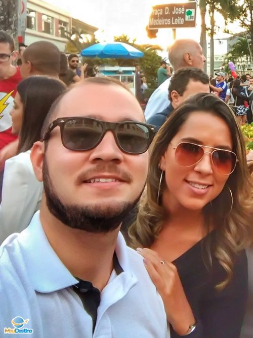 André Morato e Kalidia Silva