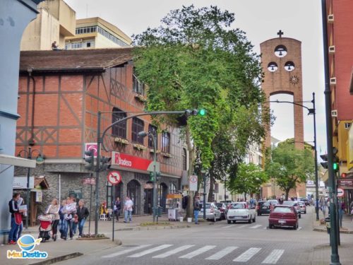 Rua XV de Novembro - Centro Histórico de Blumenau-SC