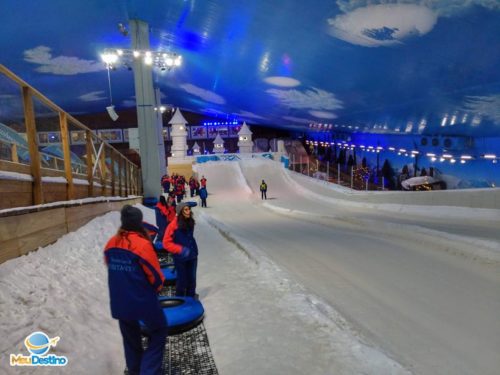 Tubing - Snowland - Parque de neve indoor em Gramado-RS
