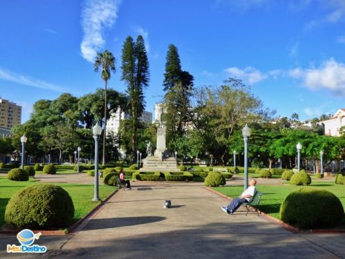 Praça Pedro Sanches - Roteiro pelo Centro de Poços de Caldas-MG