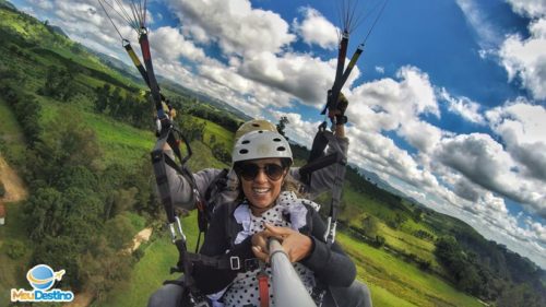 Voo de Parapente em Poços de Caldas-MG