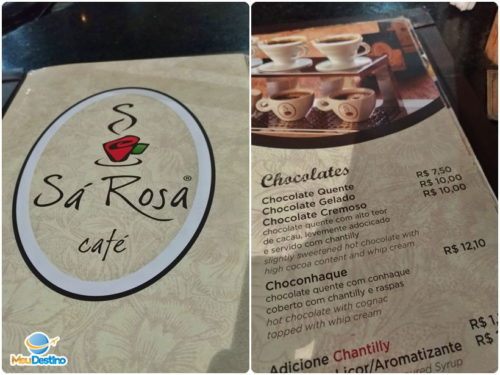 Cardápio da Casa