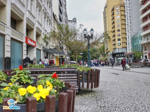 Rua das Flores - Centro Histórico de Curitiba-PR