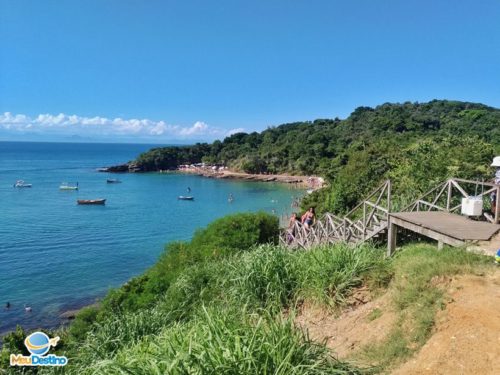 Mirante com vista para as praias da Azeda e Azedinha em Búzios-RJ