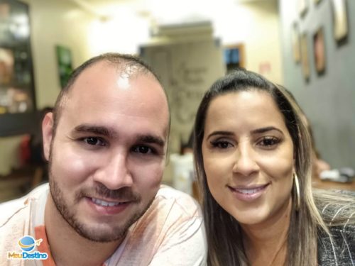 André Morato e Kalidia Silva