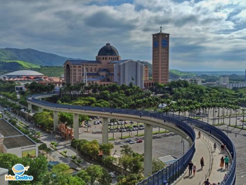 Vista do Mirante da Galeria Recreio - Santuário Nacional de Aparecida-SP