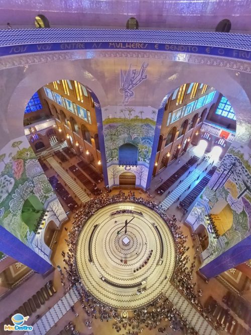 Visita à Cúpula do Santuário Nacional de Aparecida-SP