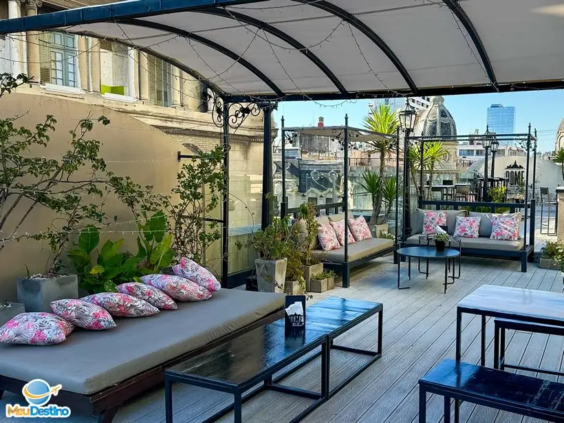 Dome Rooftop Bar - Hotel Tango de Mayo - Bar de terraço em Buenos Aires - Argentina