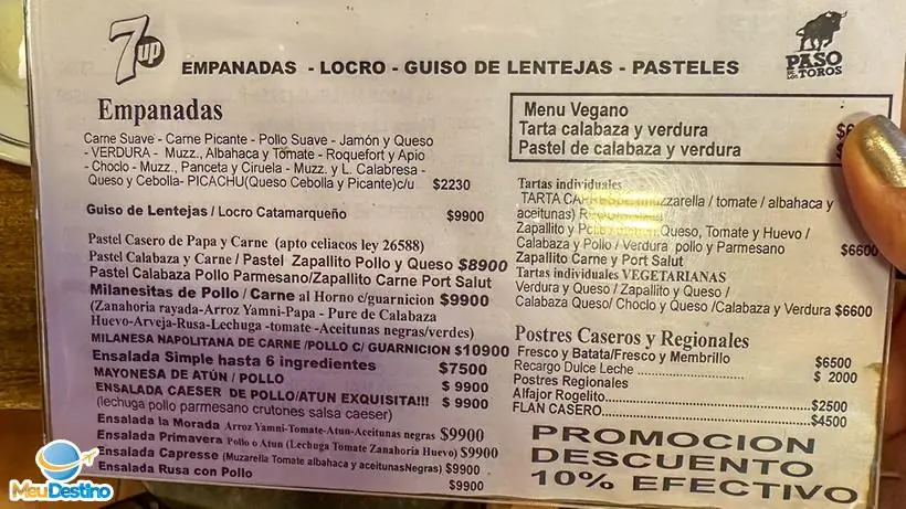 Cardápio